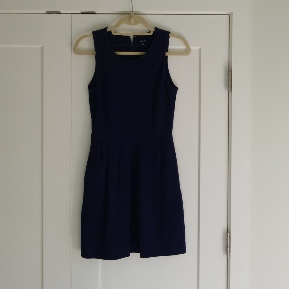 Madewell navy women's verse dress